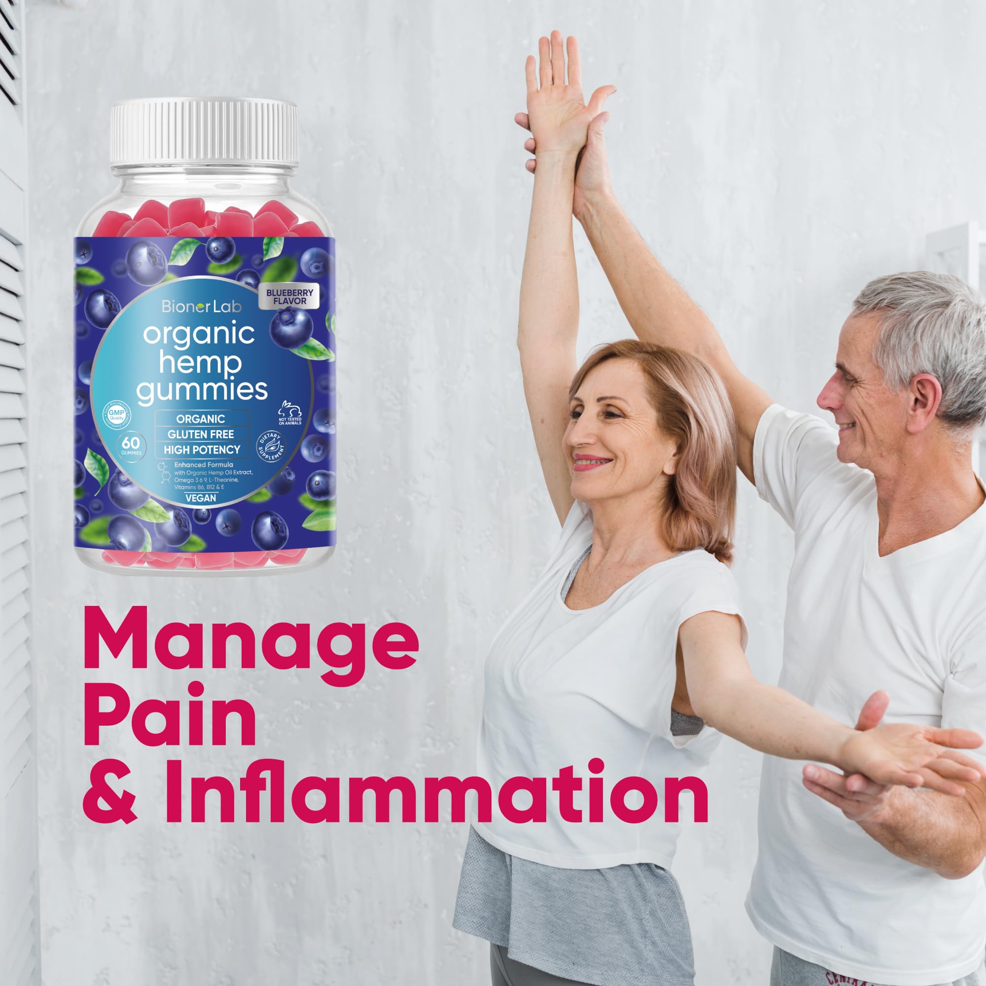 Foto 4 pulgar | Suplemento Bionerlab Premium Organic Gomies Para Hombres Y Mujeres Adultos - Venta Internacional.