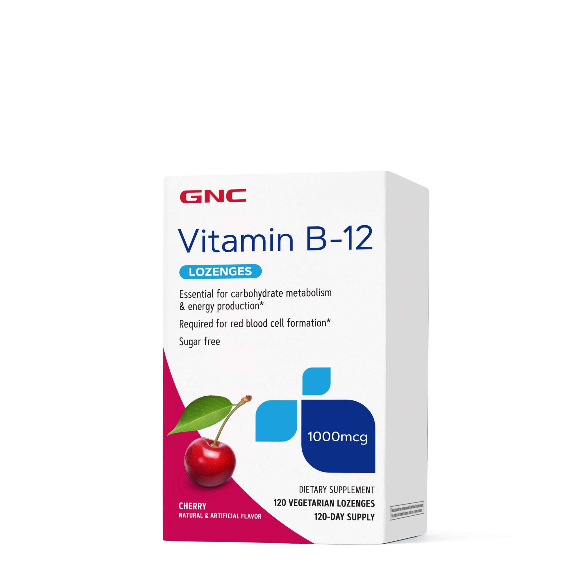 Foto 2 pulgar | Suplemento De Vitamina B-12 Gnc, 1000 Mcg, Cereza, 120 Pastillas - Venta Internacional.