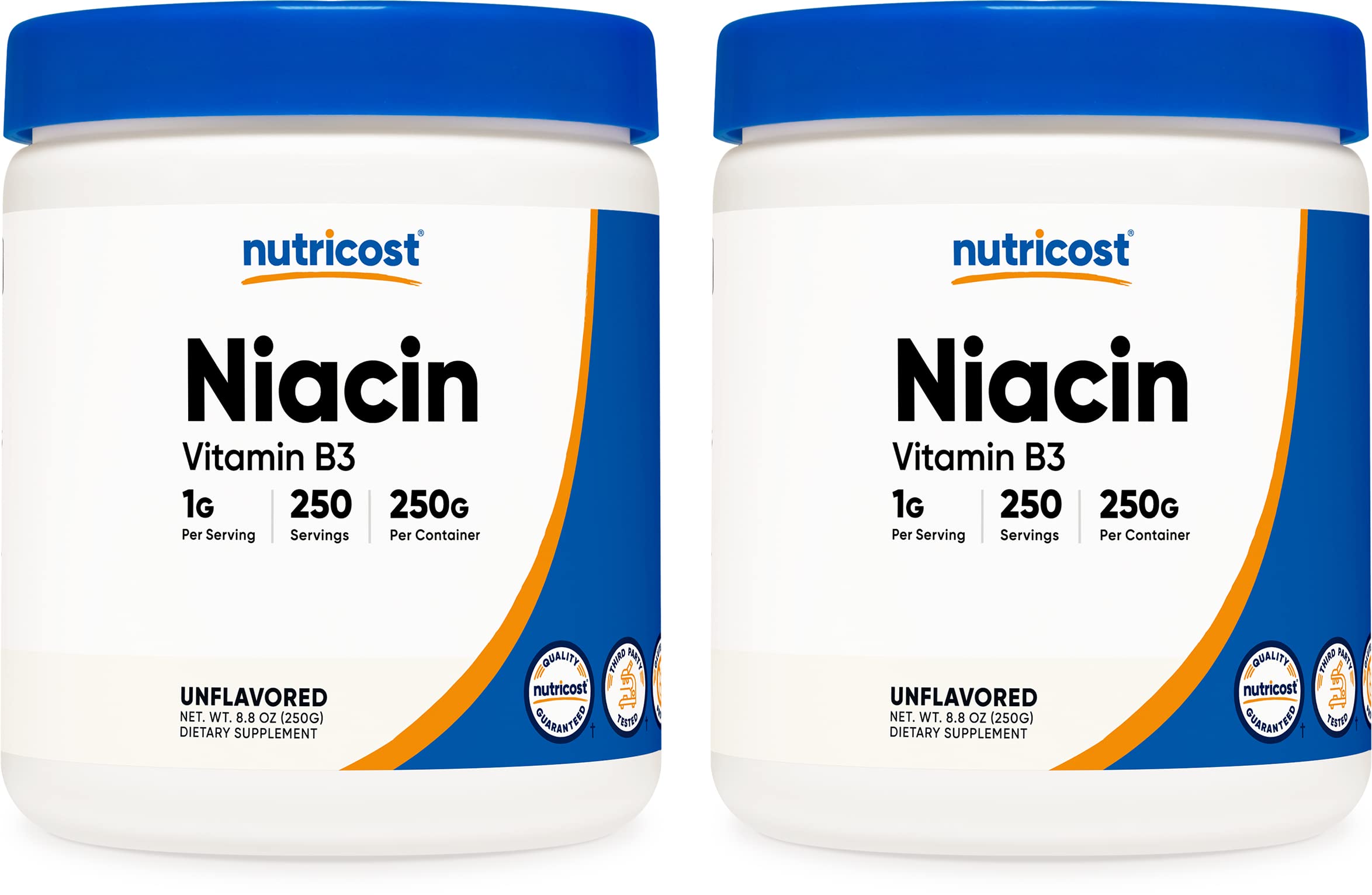 Foto 2 pulgar | Suplemento Nutricost De Niacina Y Vitamina B3 En Polvo, 250 G (paquete De 2) - Venta Internacional.