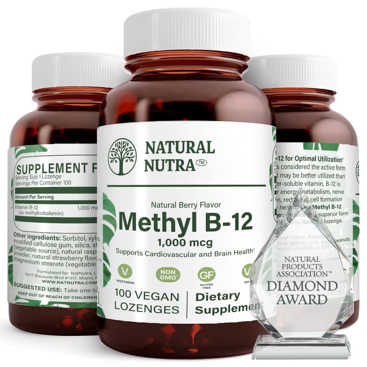 Foto 2 pulgar | Suplemento Natural Nutra Vegan Methyl B12 1000 Mcg 100 Pastillas - Venta Internacional.