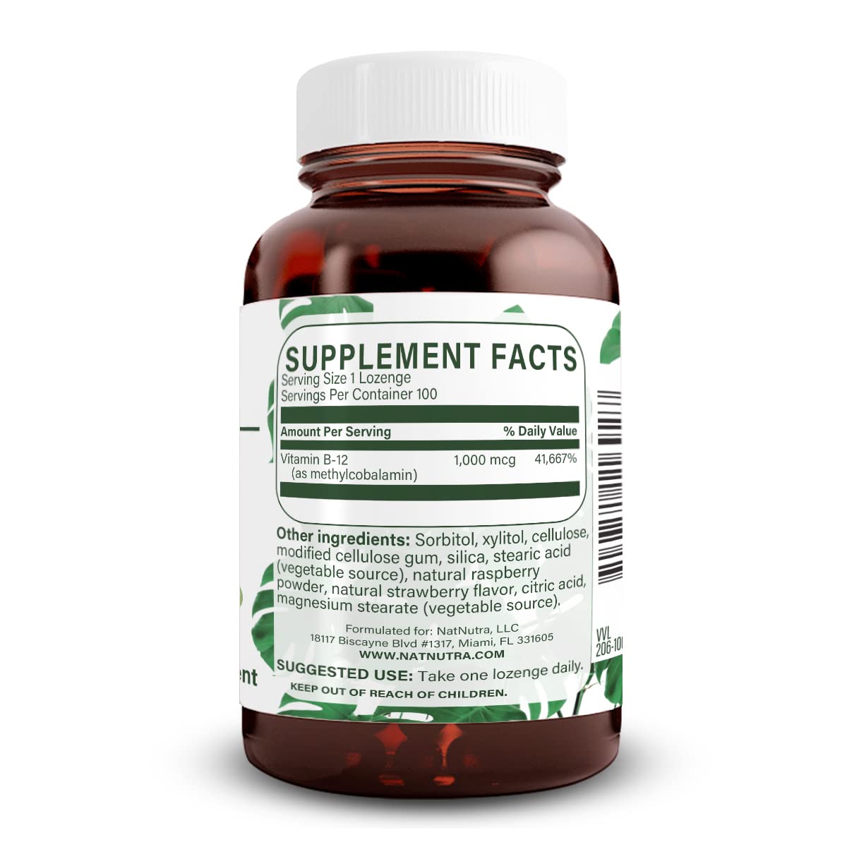 Foto 3 pulgar | Suplemento Natural Nutra Vegan Methyl B12 1000 Mcg 100 Pastillas - Venta Internacional.