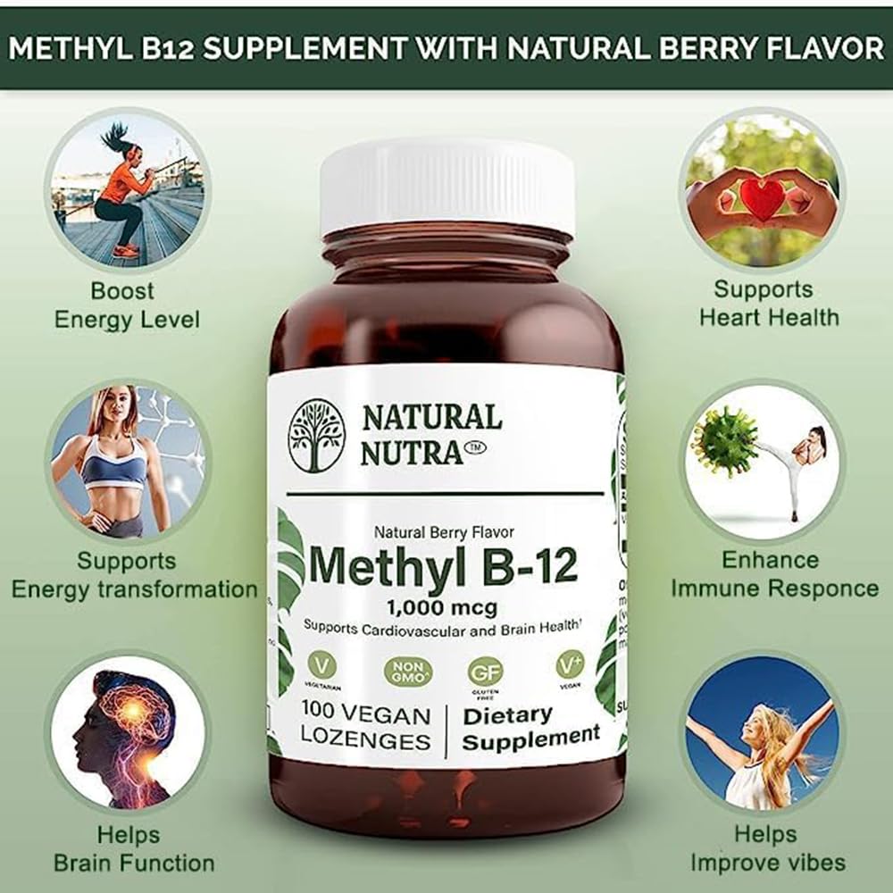 Foto 4 pulgar | Suplemento Natural Nutra Vegan Methyl B12 1000 Mcg 100 Pastillas - Venta Internacional.