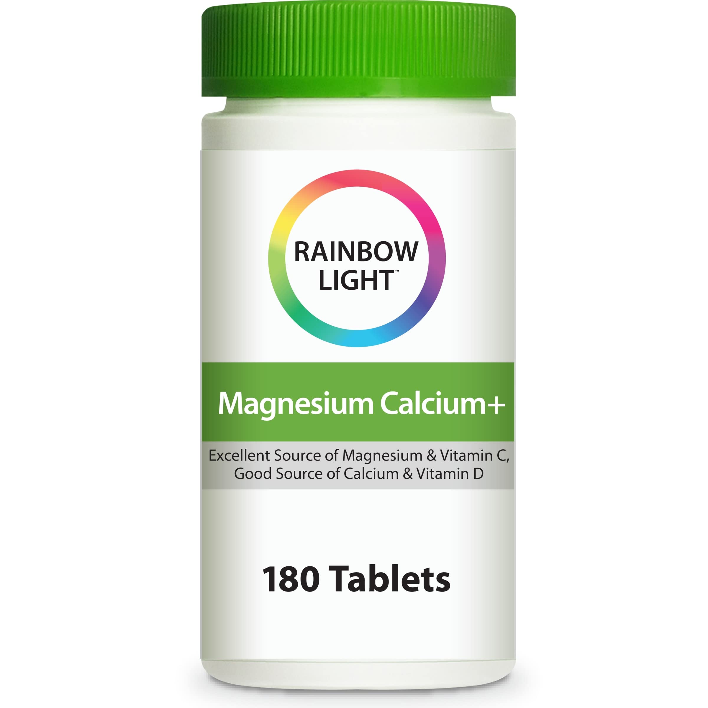 Foto 2 pulgar | Suplemento Rainbow Light Magnesio Calcio 180 Comprimidos - Venta Internacional.
