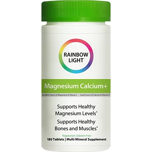 Foto 5 pulgar | Suplemento Rainbow Light Magnesio Calcio 180 Comprimidos - Venta Internacional.