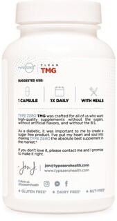 Foto 3 | Tipo De Suplemento Zero Clean Tmg Trimetilglicina 750 Mg 120 Cápsulas - Venta Internacional.