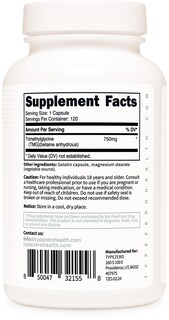Foto 4 | Tipo De Suplemento Zero Clean Tmg Trimetilglicina 750 Mg 120 Cápsulas - Venta Internacional.