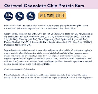 Foto 6 | Barritas Proteicas Zing De Avena Con Chispas De Chocolate Veganas 12 Unidades - Venta Internacional.