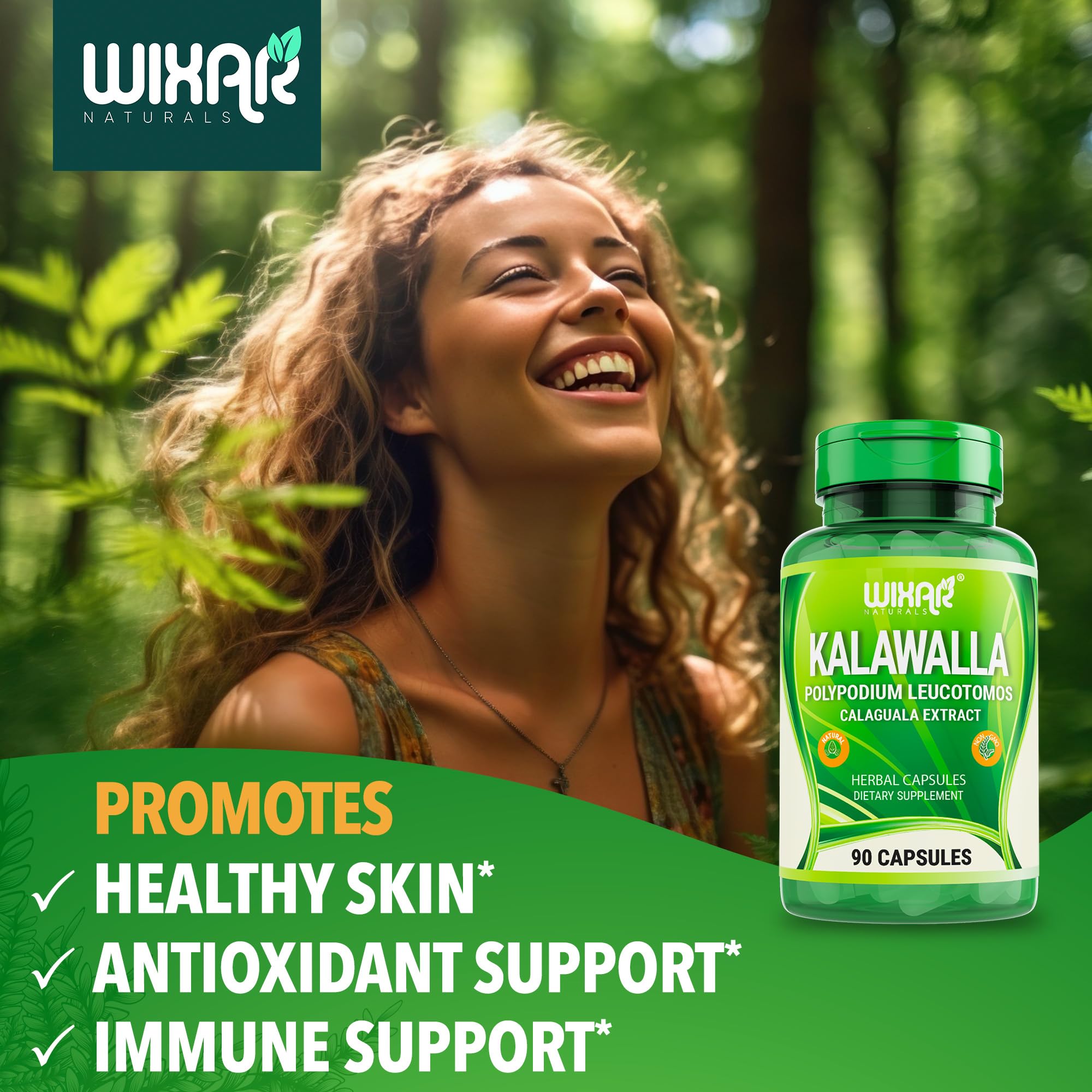 Foto 4 | Suplementos Wixar Naturals Kalawalla Capsules 90 Cápsulas - Venta Internacional.