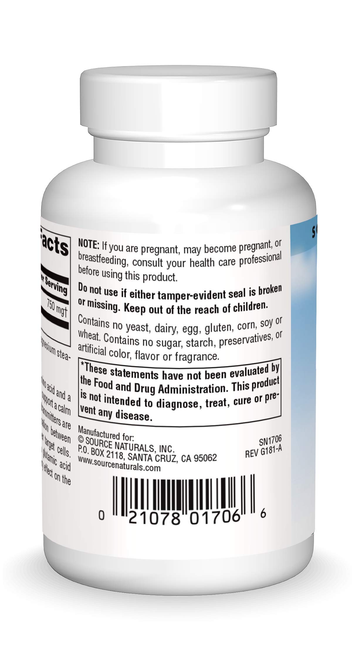 Foto 3 pulgar | Supplement Source Naturals Serene Science Gaba 750 Mg 45 Cápsulas - Venta Internacional.