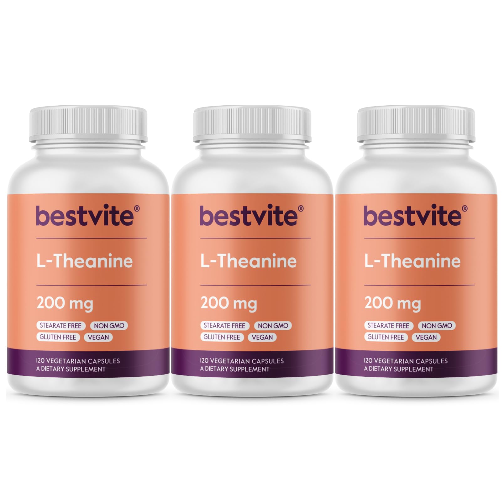 Foto 1 | Suplemento Bestvite L-teanina 200 Mg (360 Cápsulas) - Venta Internacional.