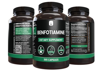 Foto 4 | Suplemento Dietético Ingredientes Originales Puros Benfotiamina 100 Cápsulas - Venta Internacional.