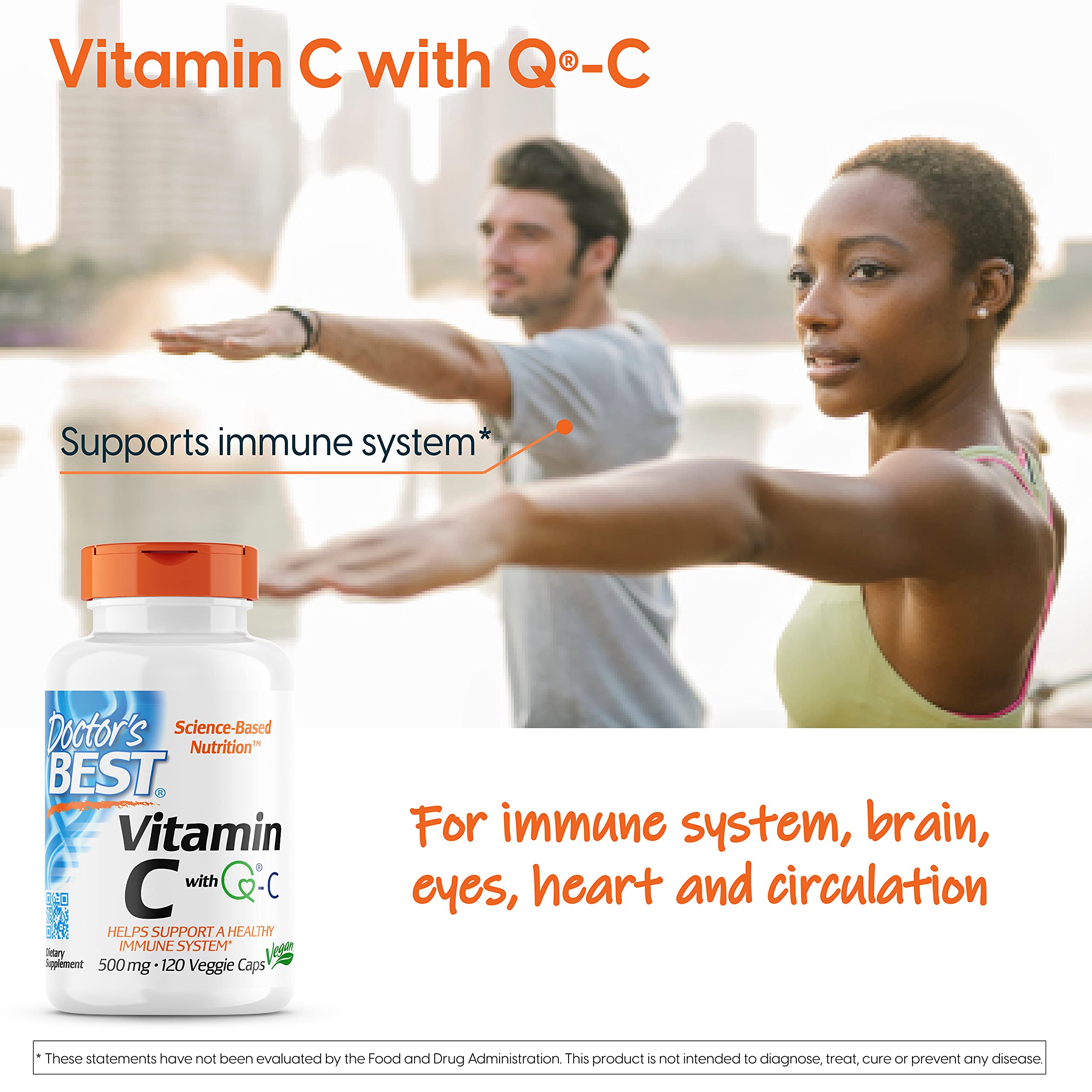 Foto 4 pulgar | Suplemento Doctor's Best Vitamina C 500 Mg 120 Comprimidos - Venta Internacional.