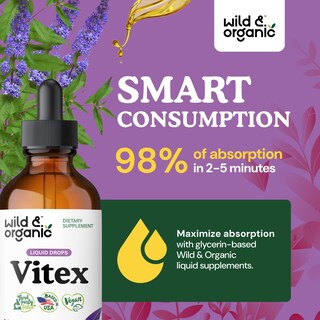 Foto 4 | Suplemento De Tintura De Sauzgatillo Vitex Silvestre Y Orgánica 120 Ml - Venta Internacional.