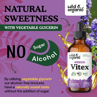 Foto 6 | Suplemento De Tintura De Sauzgatillo Vitex Silvestre Y Orgánica 120 Ml - Venta Internacional.
