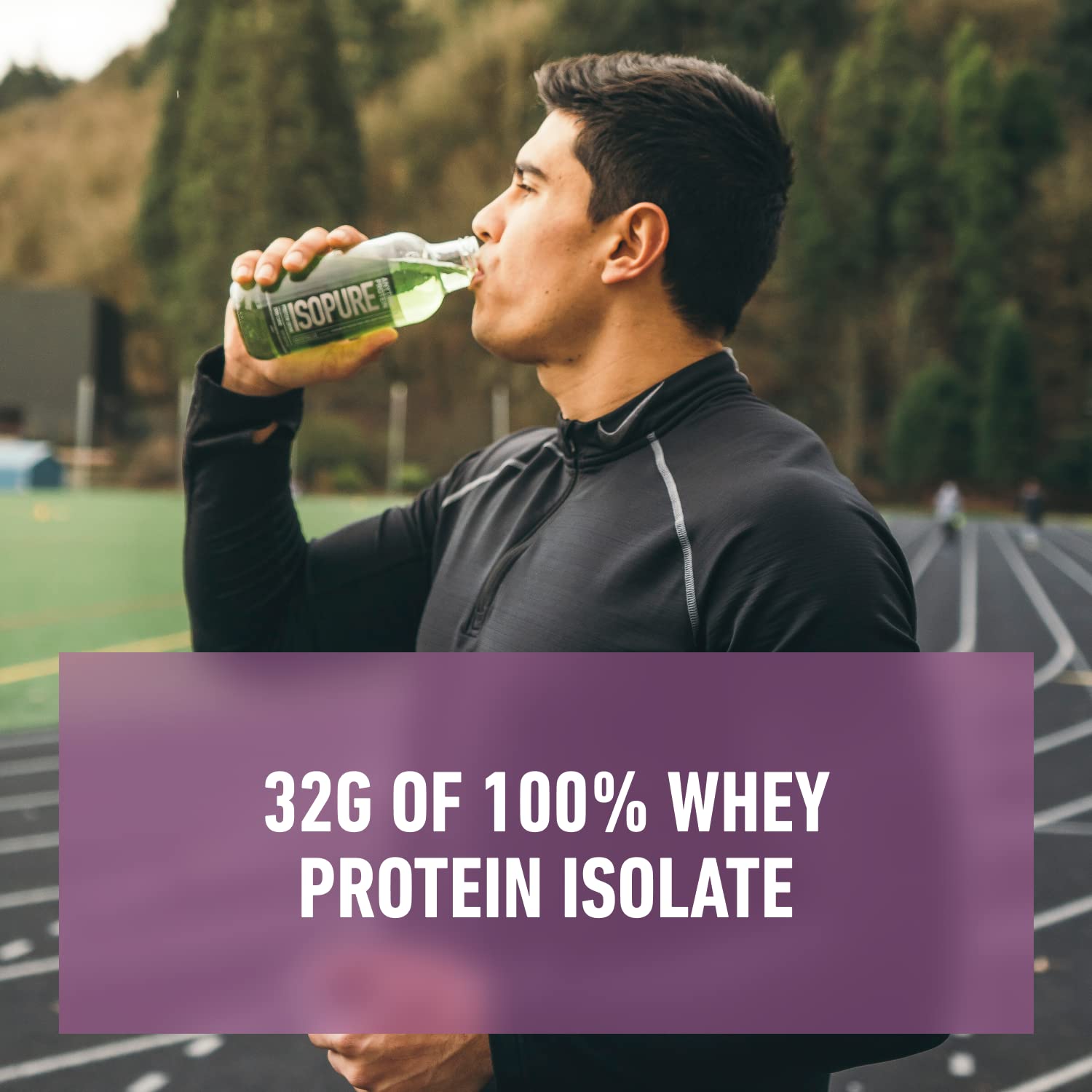Foto 5 pulgar | Bebida Proteica Isopure Zero Carb 32 G Protein Grape Frost 480 Ml - Venta Internacional.