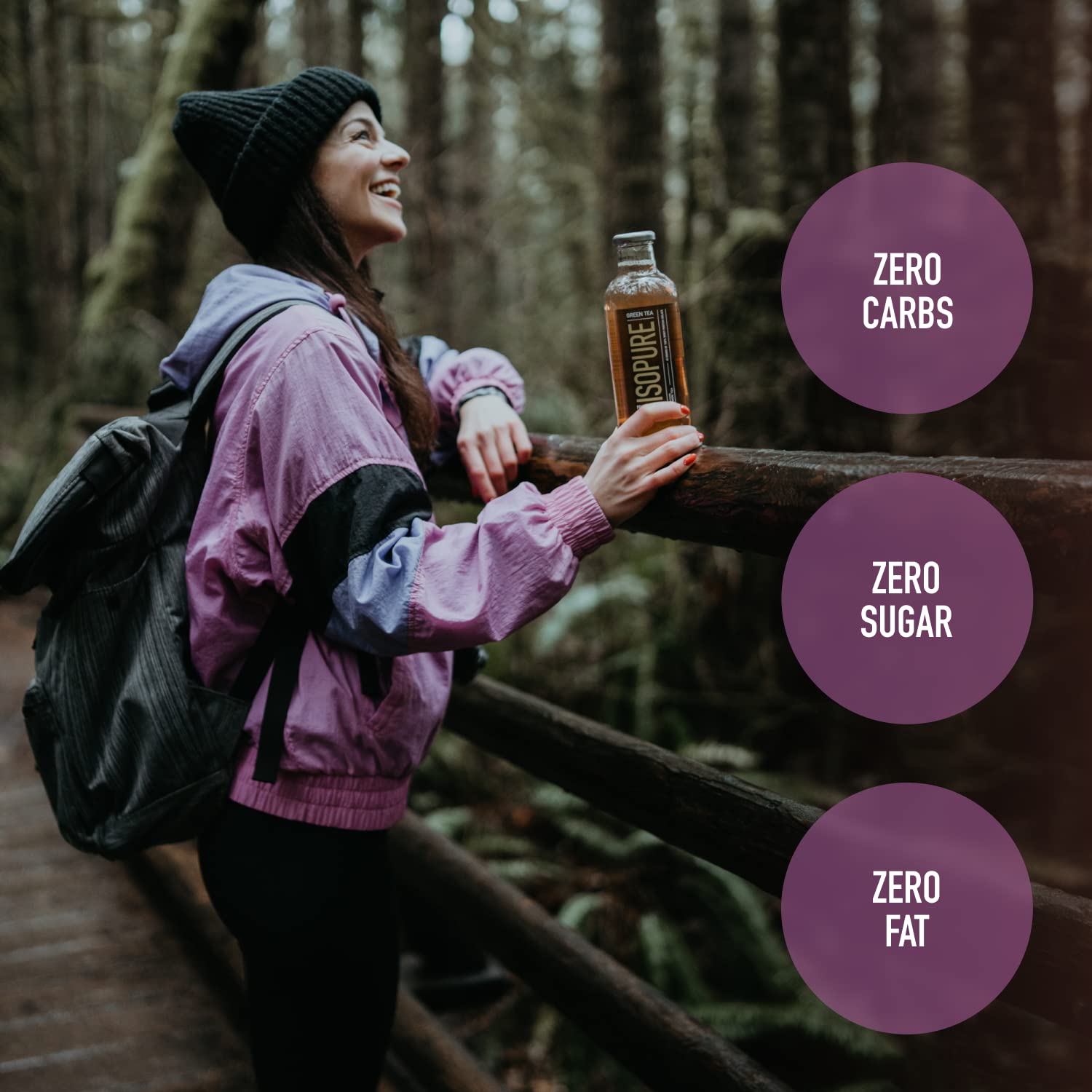 Foto 6 pulgar | Bebida Proteica Isopure Zero Carb 32 G Protein Grape Frost 480 Ml - Venta Internacional.