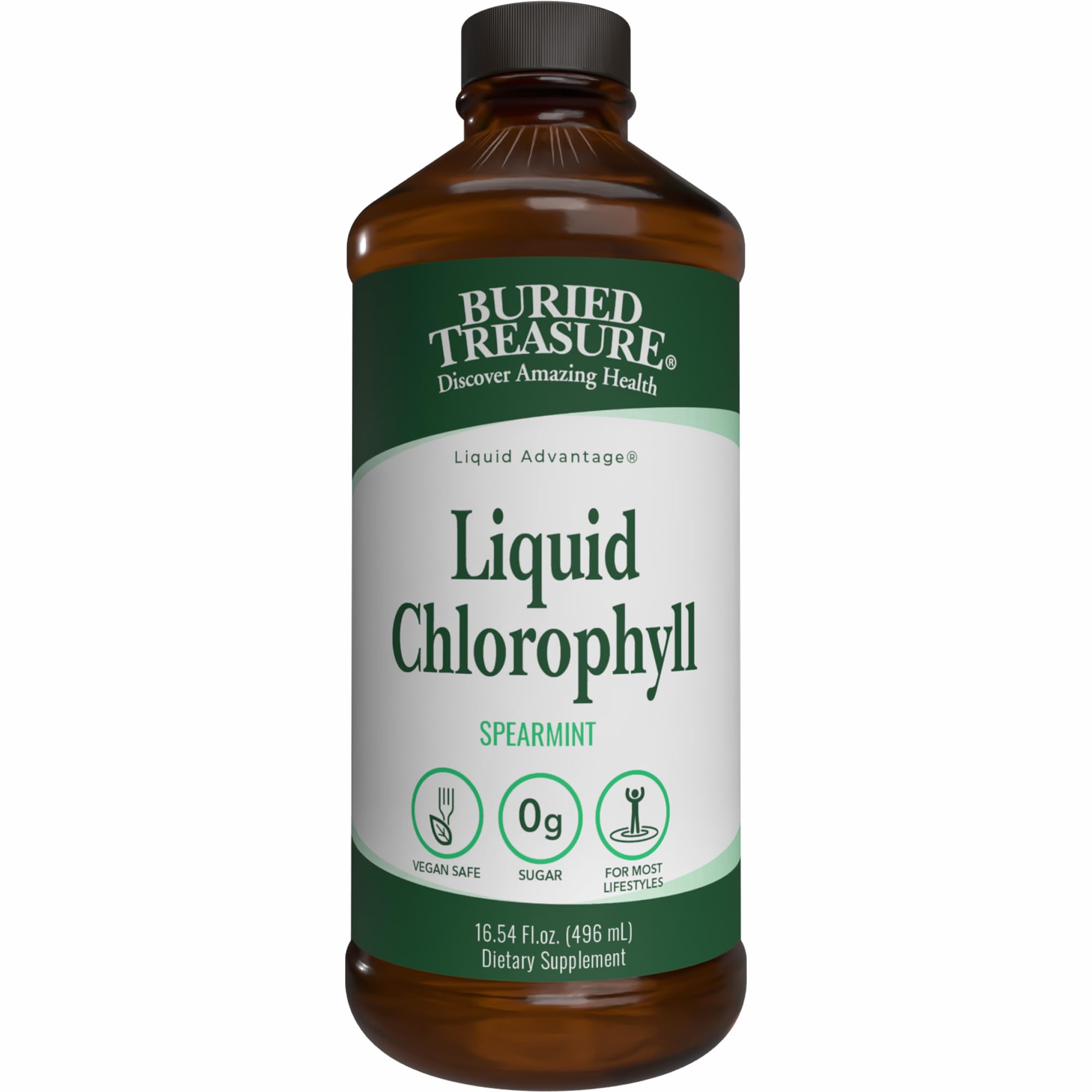 Foto 1 | Suplemento Buried Treasure Clorofila Líquida Buried 100 Mg 496 Ml - Venta Internacional