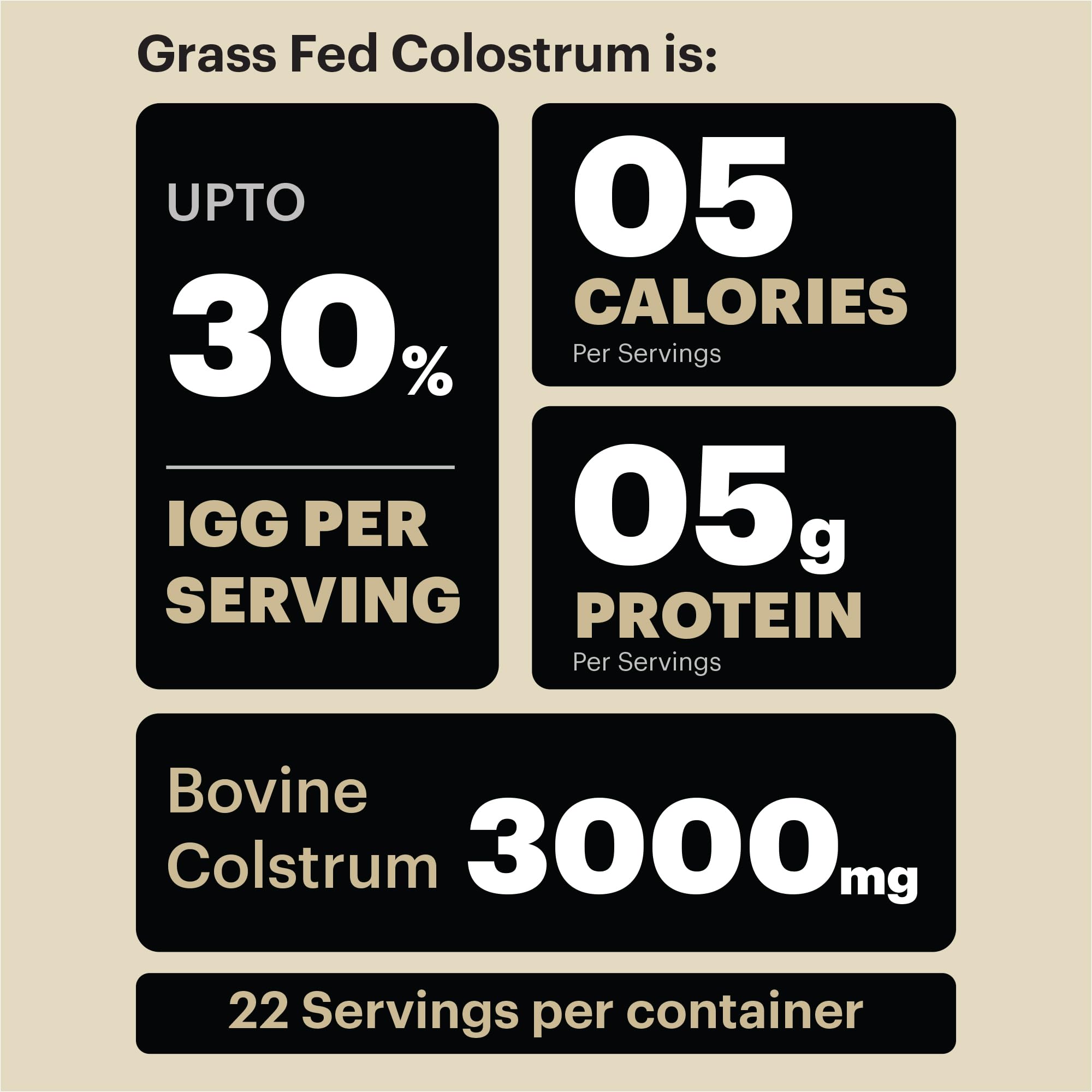 Foto 4 | Suplemento De Calostro Bovino Puro En Polvo De Hearthy Foods 113 G - Venta Internacional.