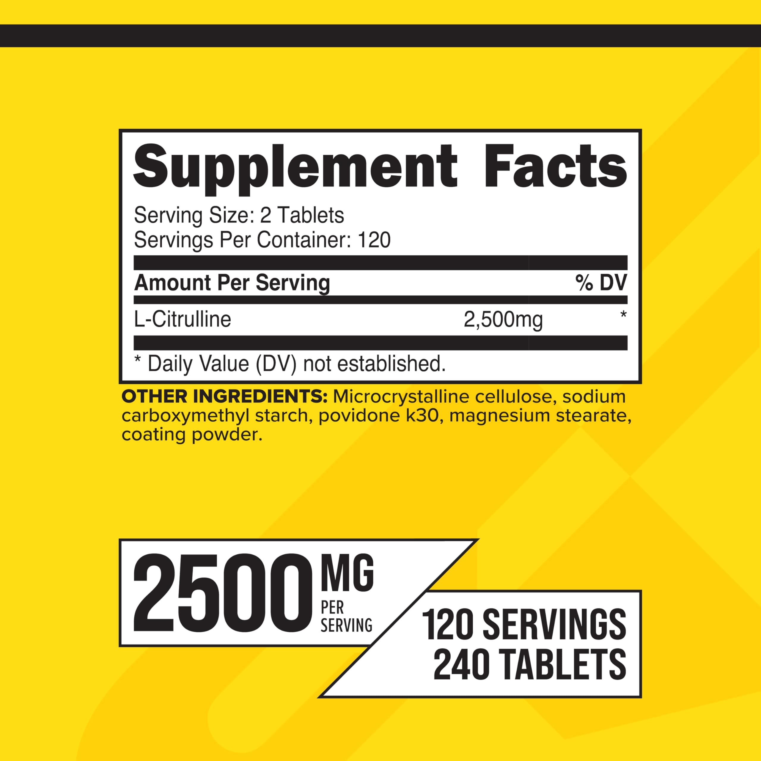 Foto 3 pulgar | Suplemento Primaforce L-citrulina 2500 Mg 240 Comprimidos - Venta Internacional.