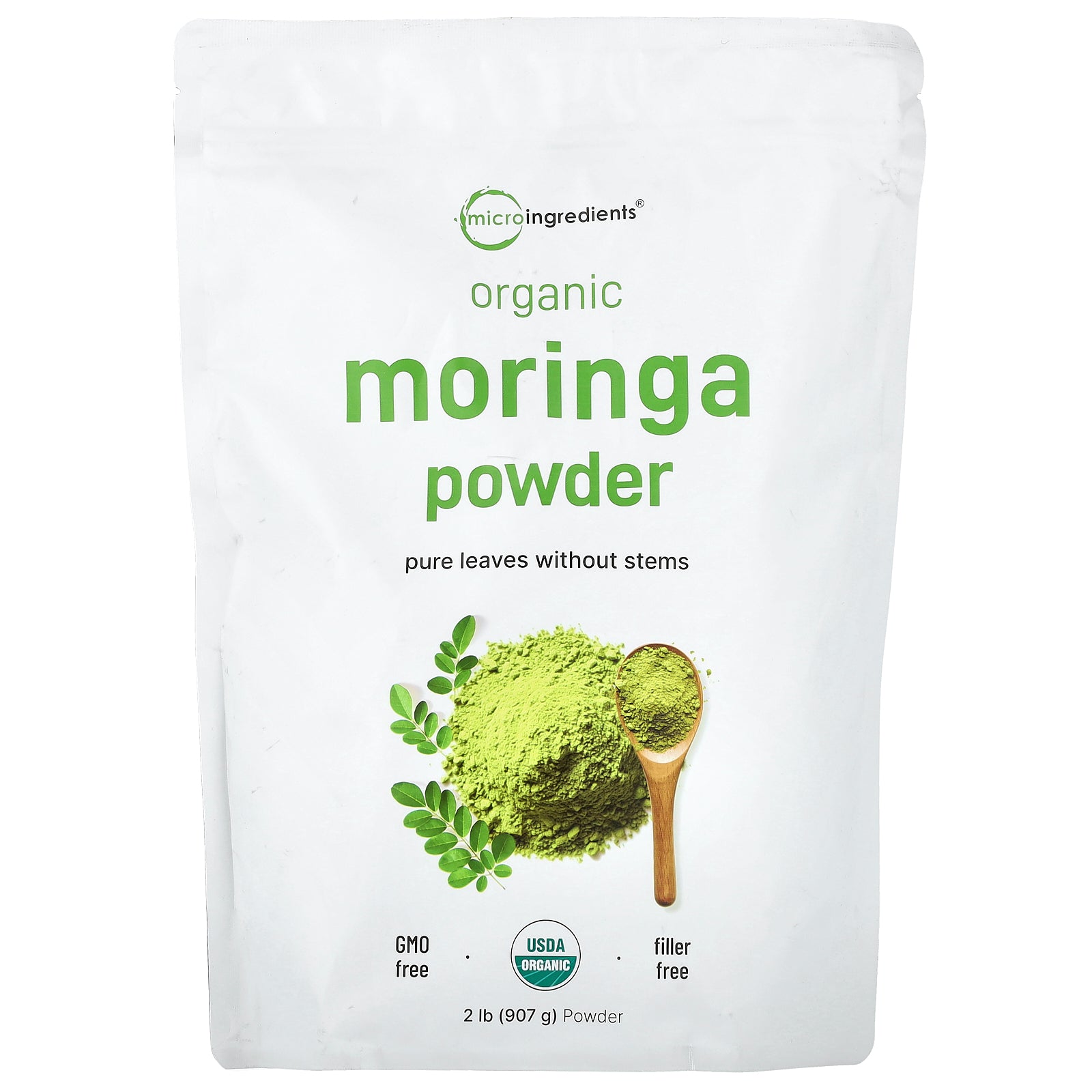 Foto 2 pulgar | Microingredientes Orgánicos En Polvo De Moringa 907 G - Venta Internacional.