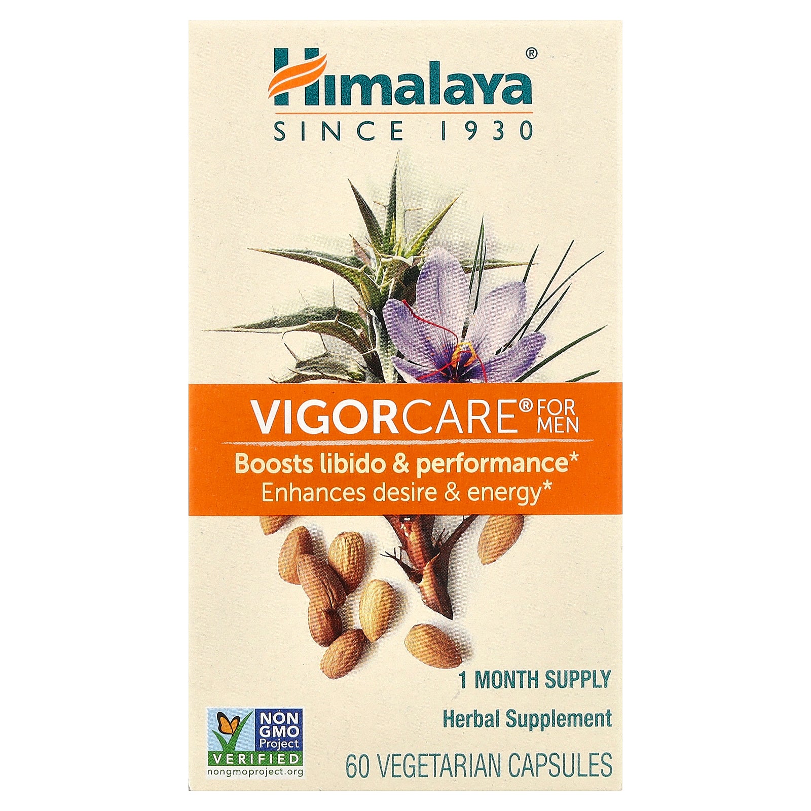Foto 2 pulgar | Suplemento Himalaya Vigorcare  Para Hombres 60 Cápsulas Vegetarianas - Venta Internacional.