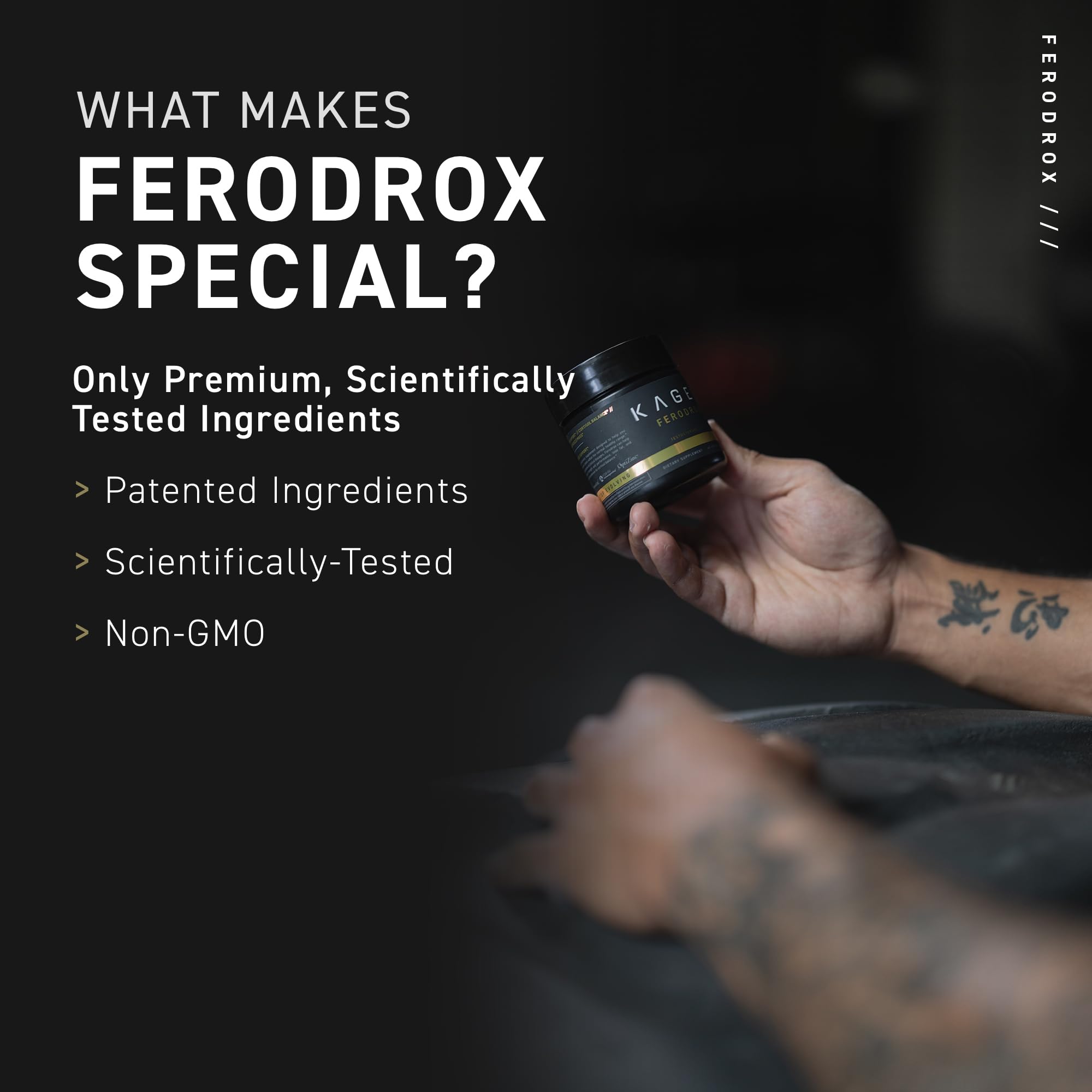 Foto 5 pulgar | Suplemento Kaged Testosterone Booster Ferodrox 60 Porciones - Venta Internacional.