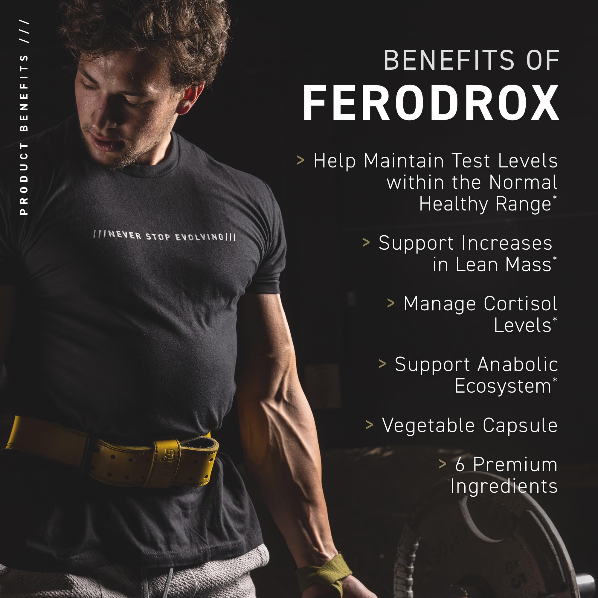 Foto 6 pulgar | Suplemento Kaged Testosterone Booster Ferodrox 60 Porciones - Venta Internacional.