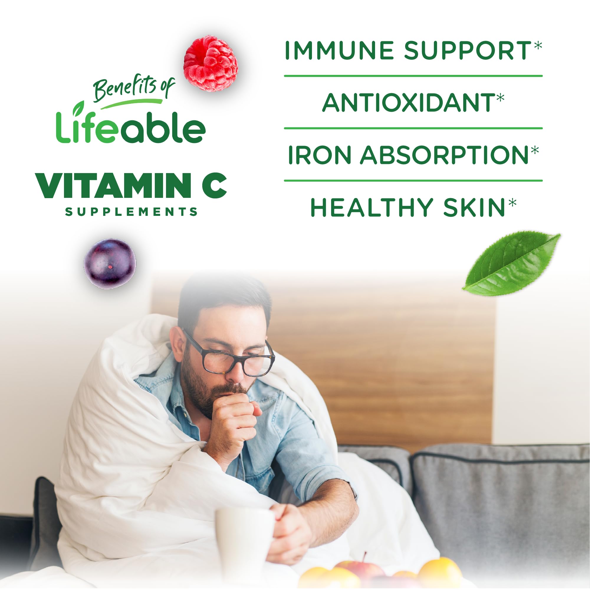Foto 4 pulgar | Suplemento Gomoso De Vitamina C, 1050 Mg, Ayuda Al Sistema Inmunitario - Venta Internacional.