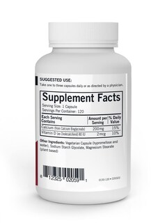 Foto 2 | Suplemento Kirkman Calcium 200 Mg 120 Cápsulas Vegetarianas - Venta Internacional.