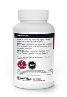 Foto 3 | Suplemento Kirkman Calcium 200 Mg 120 Cápsulas Vegetarianas - Venta Internacional.