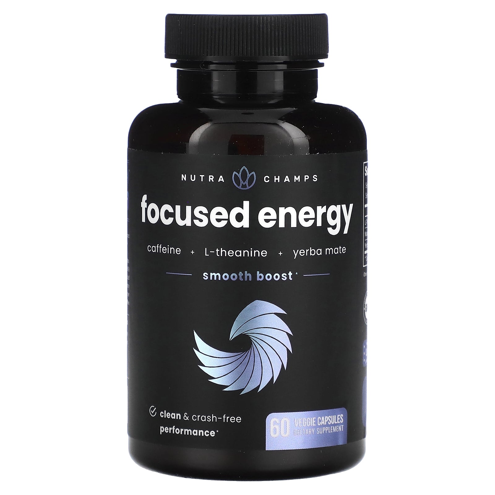 Foto 3 | Suplemento Nutrachamps Focused Energy 60 Cápsulas Veganas - Venta Internacional.