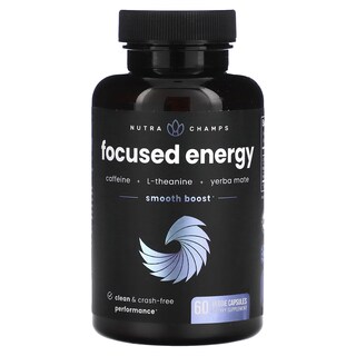 Foto 3 | Suplemento Nutrachamps Focused Energy 60 Cápsulas Veganas - Venta Internacional.