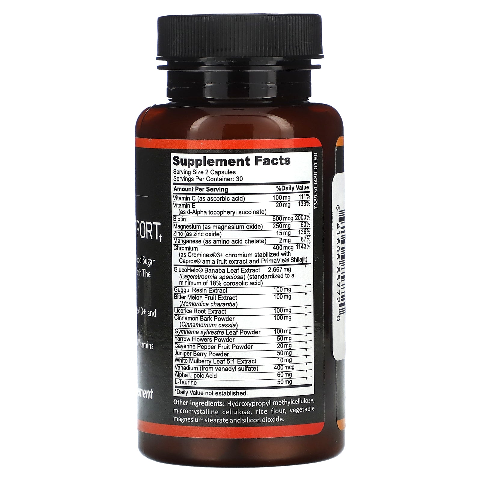 Foto 3 pulgar | Suplemento Sunergetic Blood Sugar Support 60 Cápsulas - Venta Internacional.