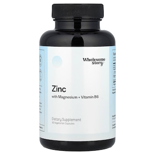 Foto 1 | Complemente Wholesome Story Zinc Con Magnesio Y Vitamina B6 60 Cápsulas - Venta Internacional.