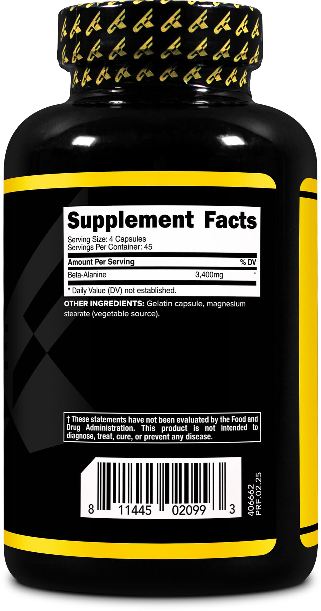 Foto 5 pulgar | Suplemento Primaforce Beta Alanina En Cápsulas De 3.400 Mg, 180 Unidades - Venta Internacional.