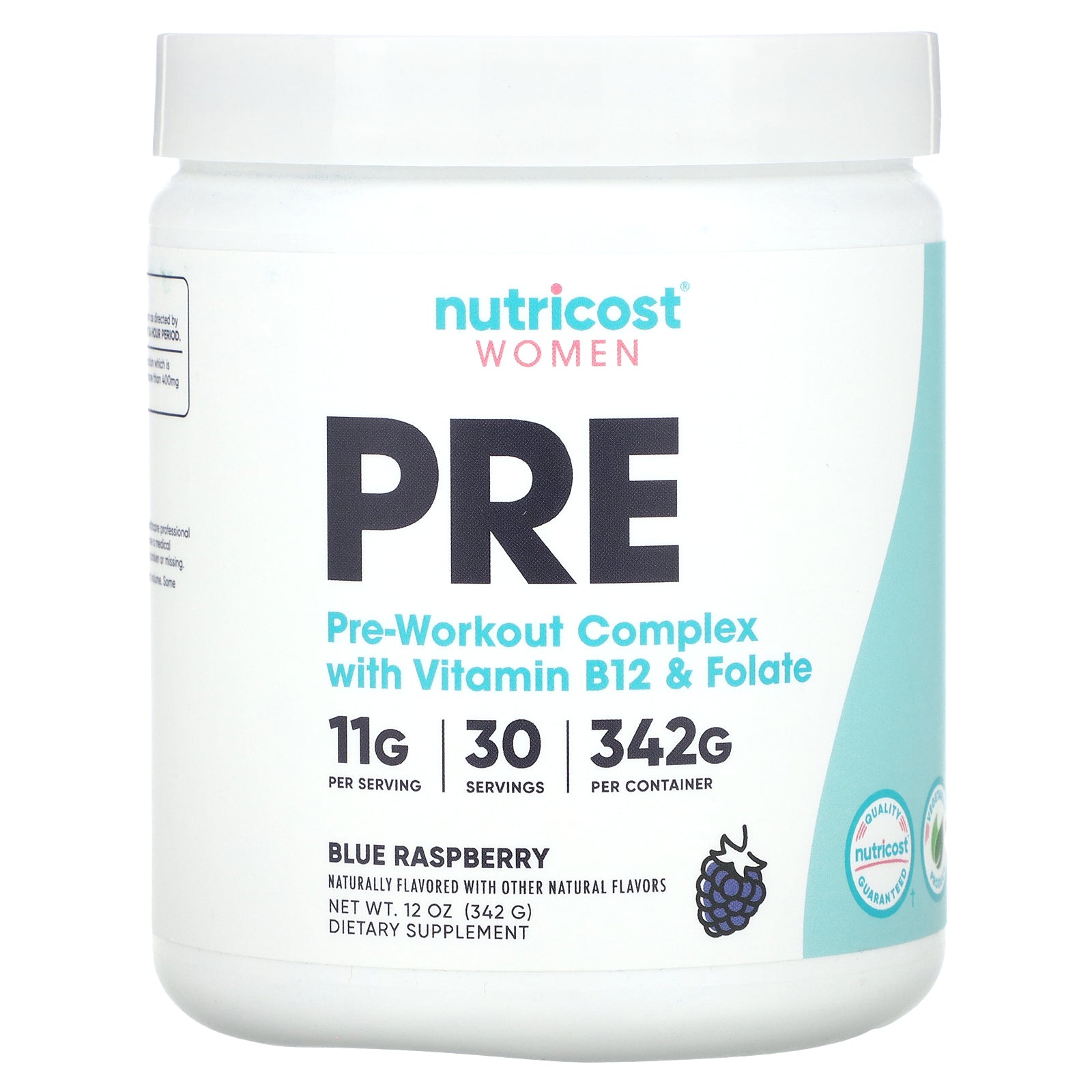 Foto 2 pulgar | Complemento Nutricost Women Pre-entrenamiento Complejo De Frambuesa Azul - Venta Internacional.