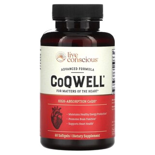 Foto 1 | Suplemento Live Conscious Coqwell 60 Cápsulas Blandas - Venta Internacional.