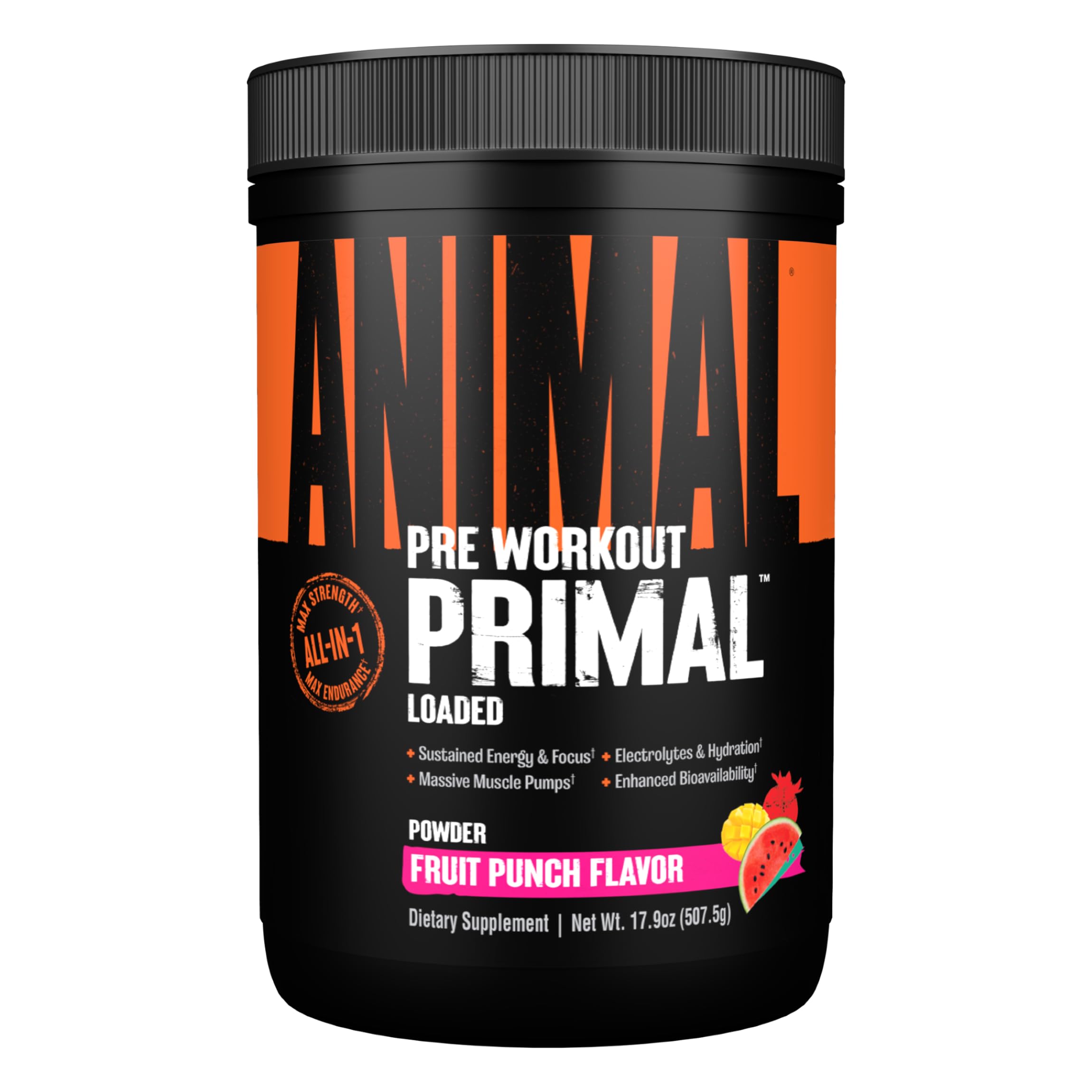 Foto 2 pulgar | Suplemento Animal Primal Muscle Hydration + Preworkout, 500 Ml - Venta Internacional.
