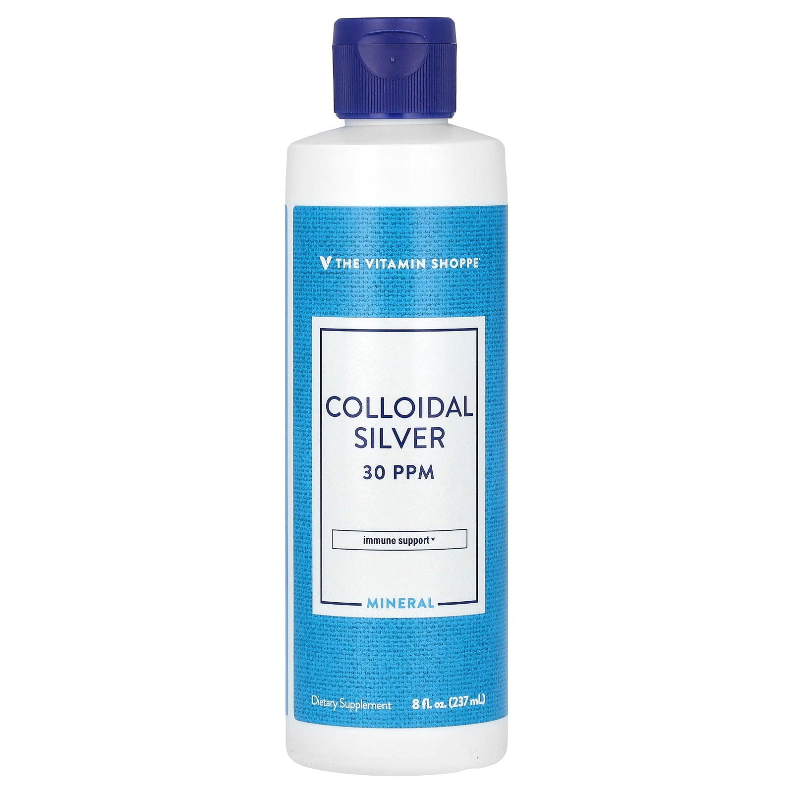 Foto 2 pulgar | Suplemento De Plata Coloidal The Vitamin Shoppe, 30 Ppm, 237 Ml - Venta Internacional.