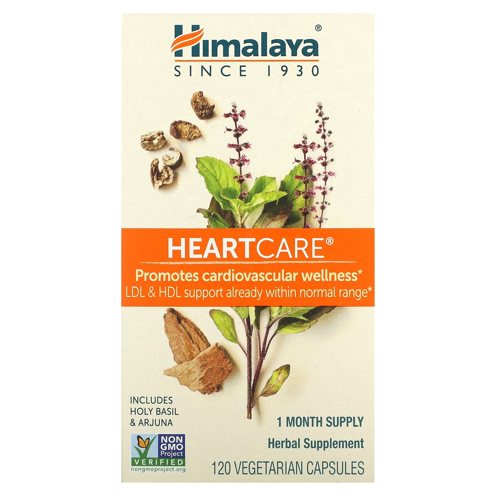 Foto 2 pulgar | Suplemento Himalaya Heartcare 120 Cápsulas Vegetarianas - Venta Internacional.