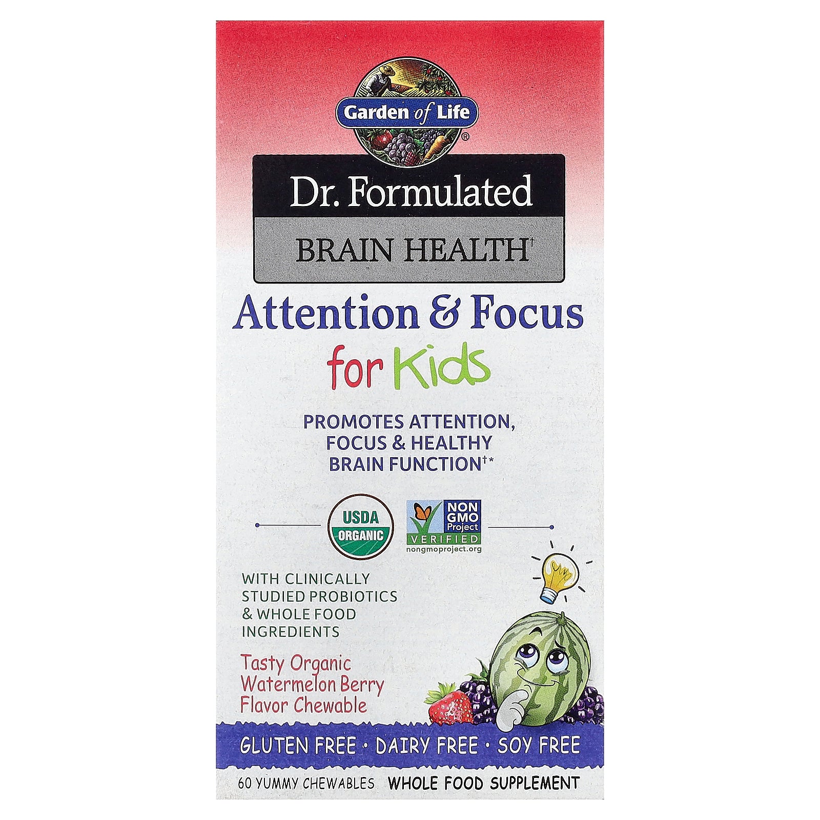 Foto 2 pulgar | Suplemento Garden Of Life Formulado Por El Dr. Brain Health Kids - Venta Internacional.