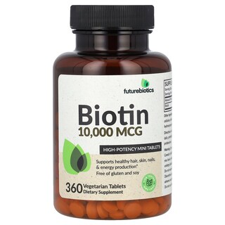 Foto 1 | Suplemento Futurebiotics De Biotina De Alta Potencia, 10,000 Mcg, 360 Tabletas - Venta Internacional.
