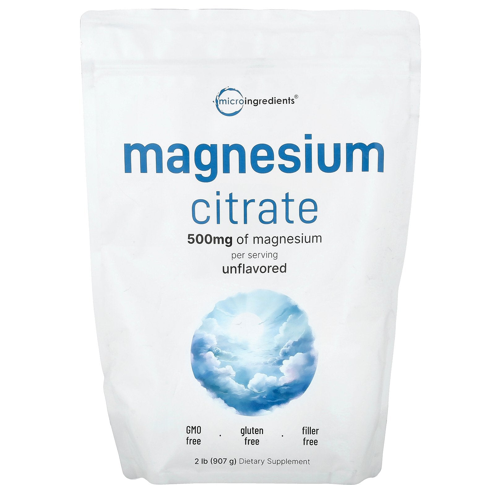 Foto 1 | Microingredientes De Citrato De Magnesio, 907 G, Polvo Sin Sabor - Venta Internacional.