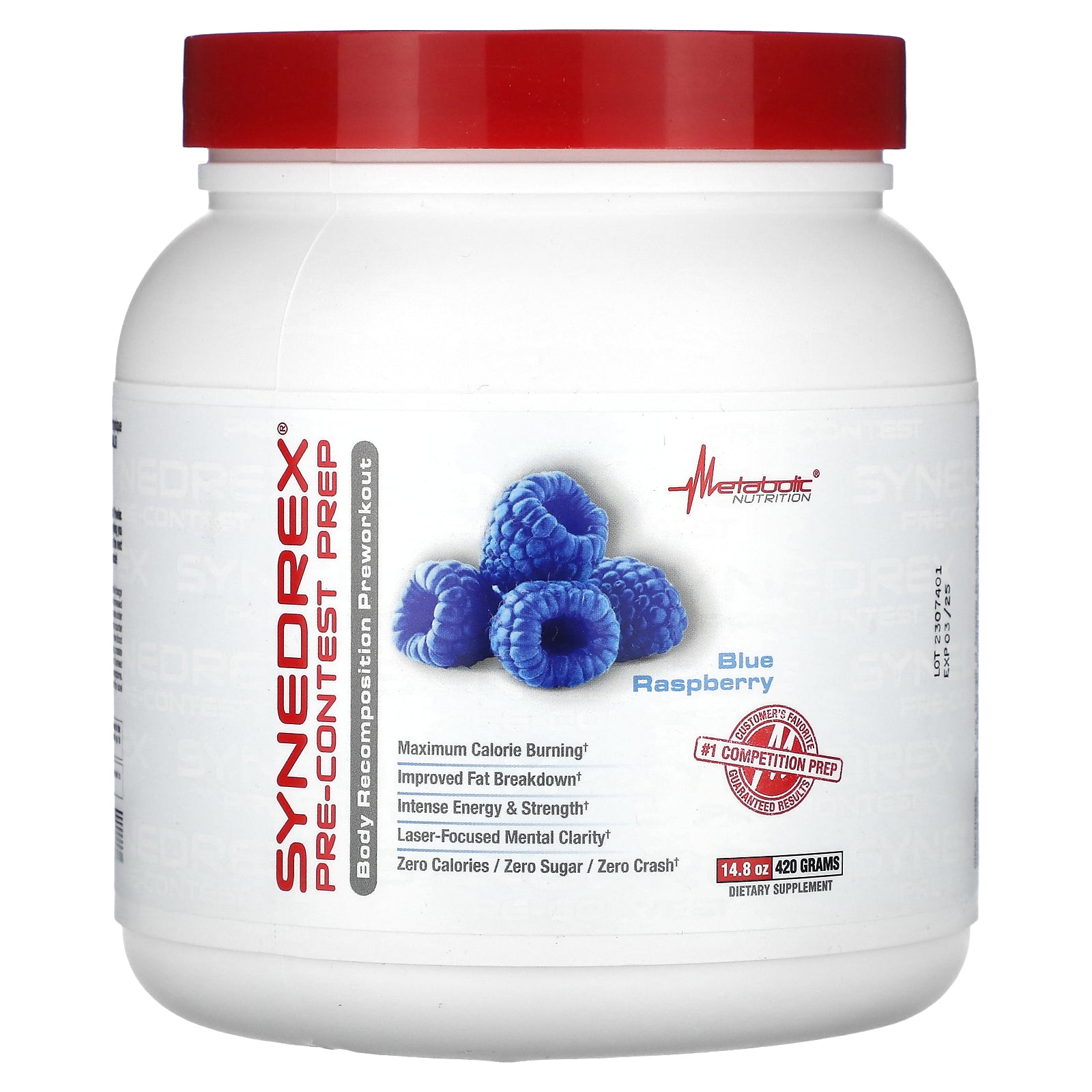 Foto 2 pulgar | Suplemento Metabolic Nutrition Synedrex Pre-contest Prep 420 G - Venta Internacional.