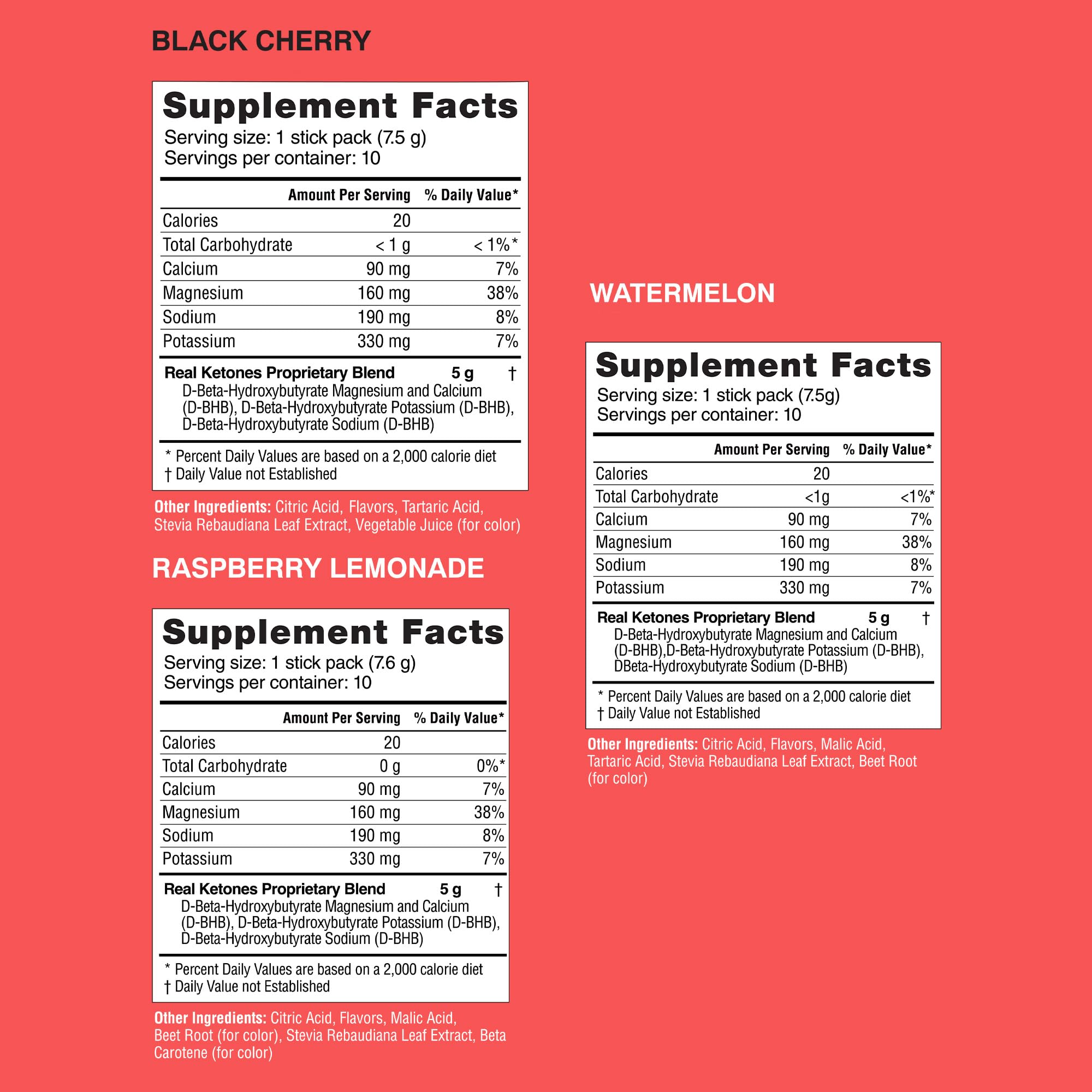 Foto 6 pulgar | Mezcla De Bebidas Keto Electrolytes Real Ketones Bhb, 30 Paquetes - Venta Internacional.