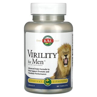 Foto 1 | Suplemento Kal Virility Para Hombres 60 Comprimidos - Venta Internacional.