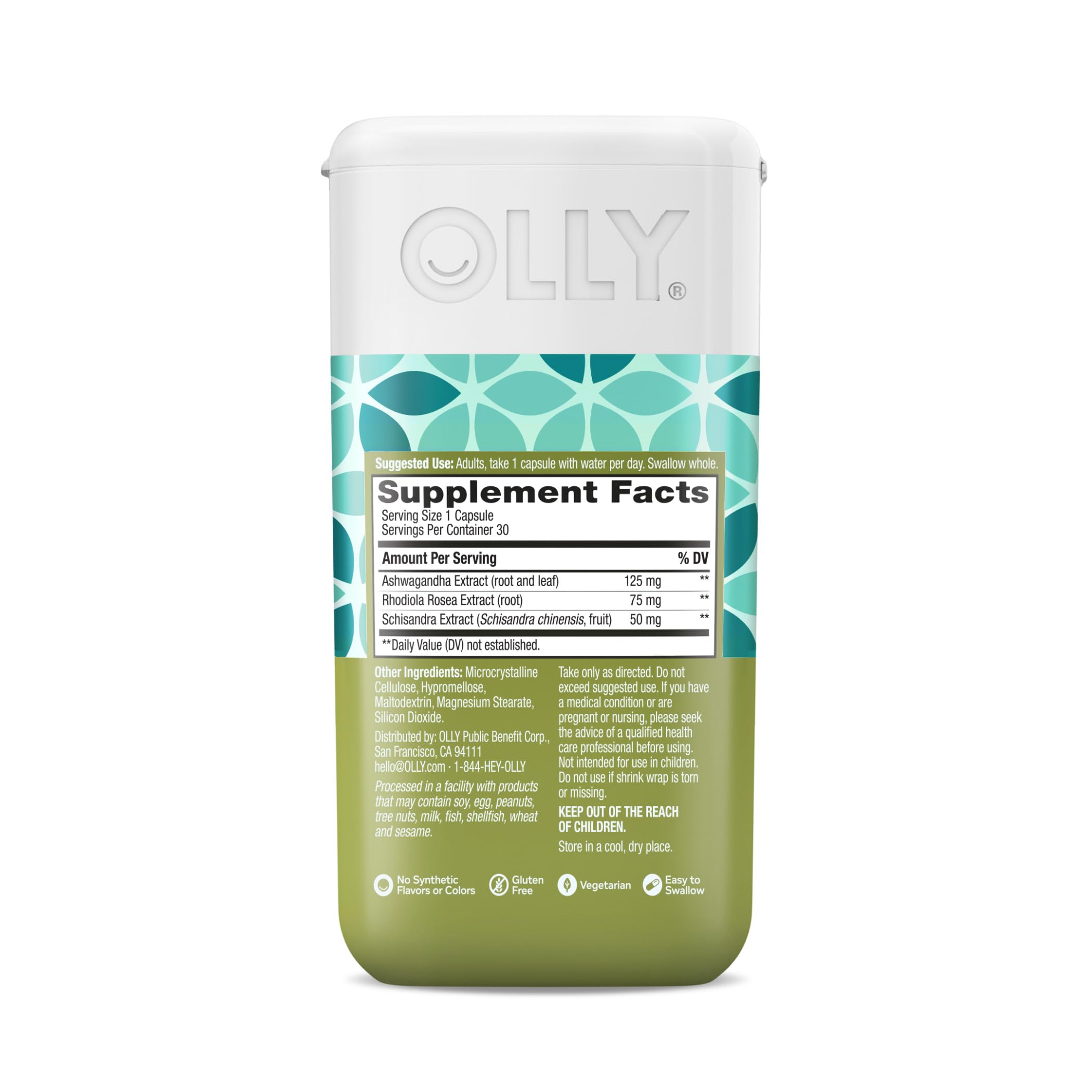 Foto 6 pulgar | Suplemento Olly Chill Adaptogen Mood Support 30 Cápsulas - Venta Internacional.
