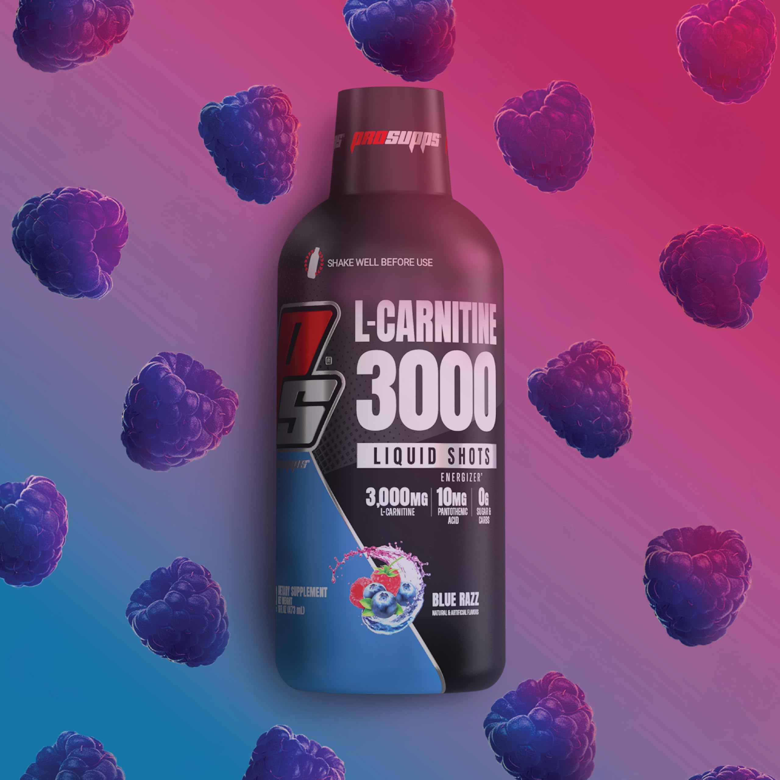 Foto 6 pulgar | Bebida Deportiva Prosupps Blue Razz, Sin Estimulantes De L-carnitina, 3000 Ml - Venta Internacional.