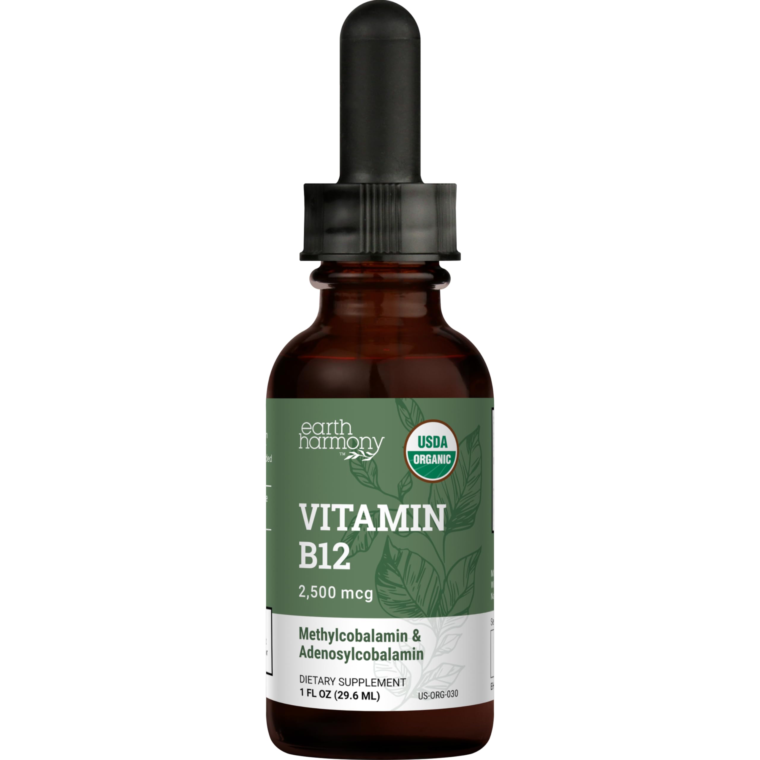 Foto 2 pulgar | Suplemento Alimenticio De Vitamina B12 De Earth Harmony Naturals, 2500 Mcg, 30 Ml - Venta Internacional