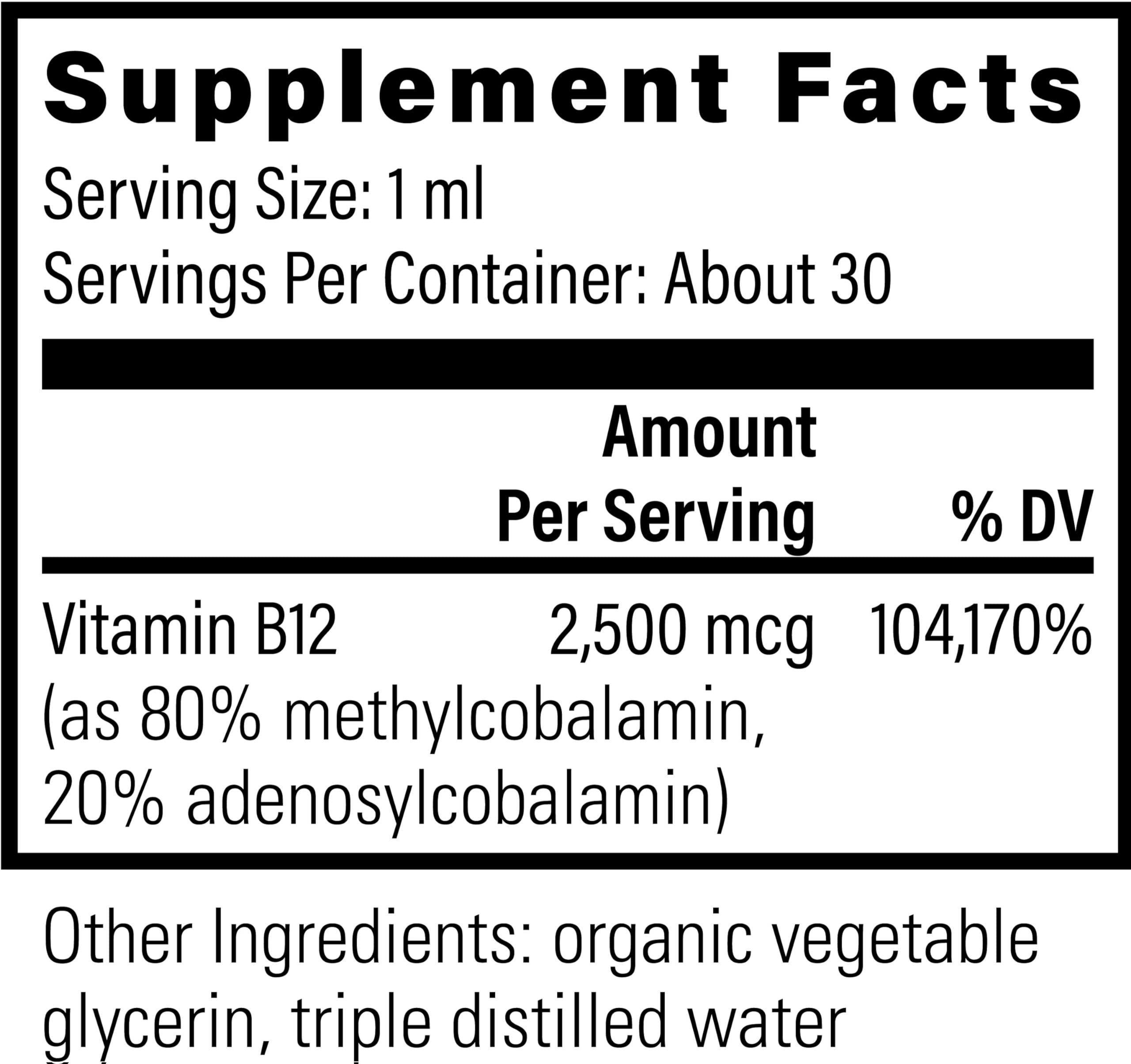 Foto 2 | Suplemento Alimenticio De Vitamina B12 De Earth Harmony Naturals, 2500 Mcg, 30 Ml - Venta Internacional